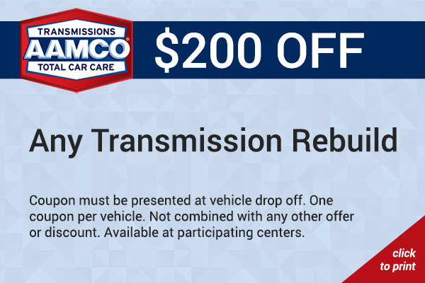 $200 off transmission rebuild